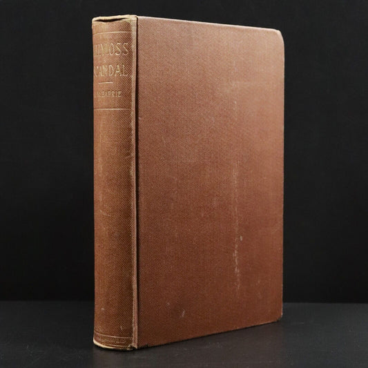 c1893 The Tillyloss Scandal by J.M. Barrie Antique Scottish Fiction Book