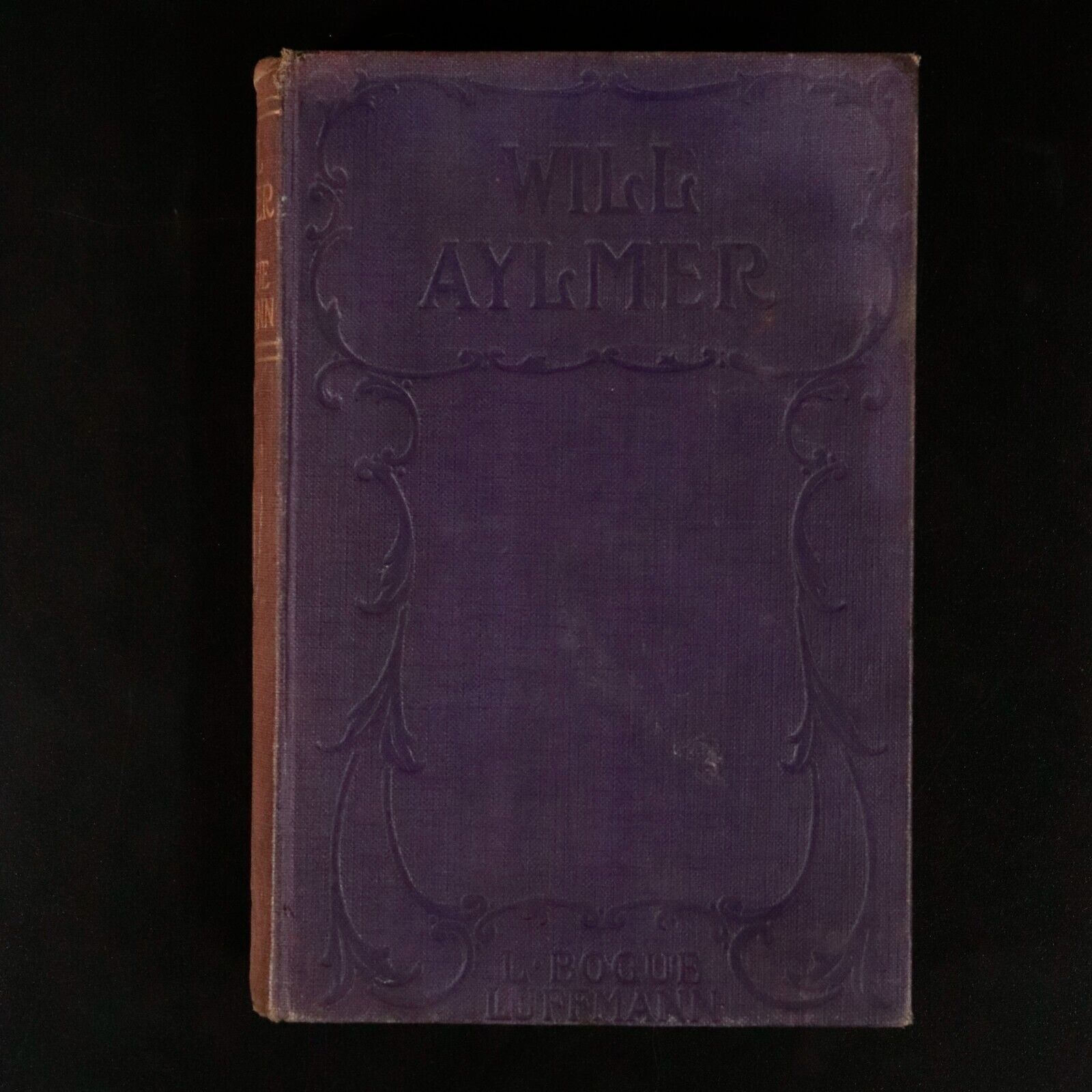 c1909 Will Aylmer Tale Of Australian Bush by L. Bogue Luffmann Fiction Book