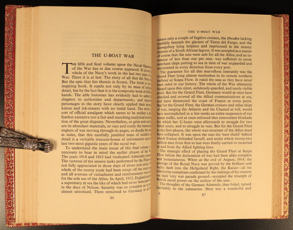 1947 Thoughts & Adventures by Winston Churchill Antique History Book Leather