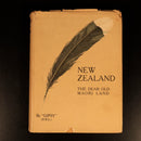 1924 New Zealand Dear Old Maori Land F.B Lysnar Antique New Zealand History Book-3