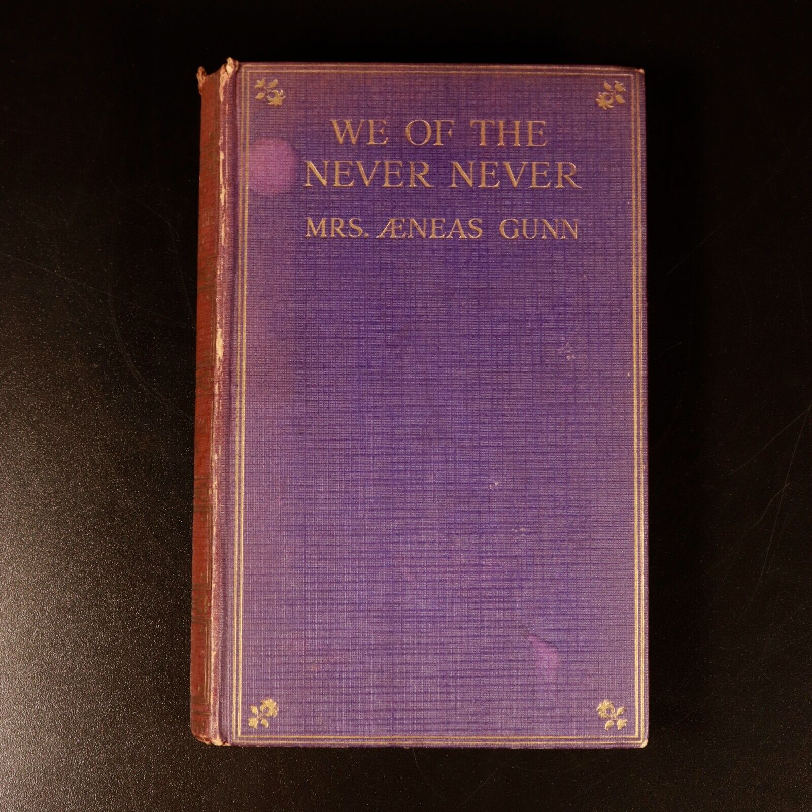 c1920 We Of The Never-Never by Mrs Aeneas Gunn Antique Australian Fiction Book