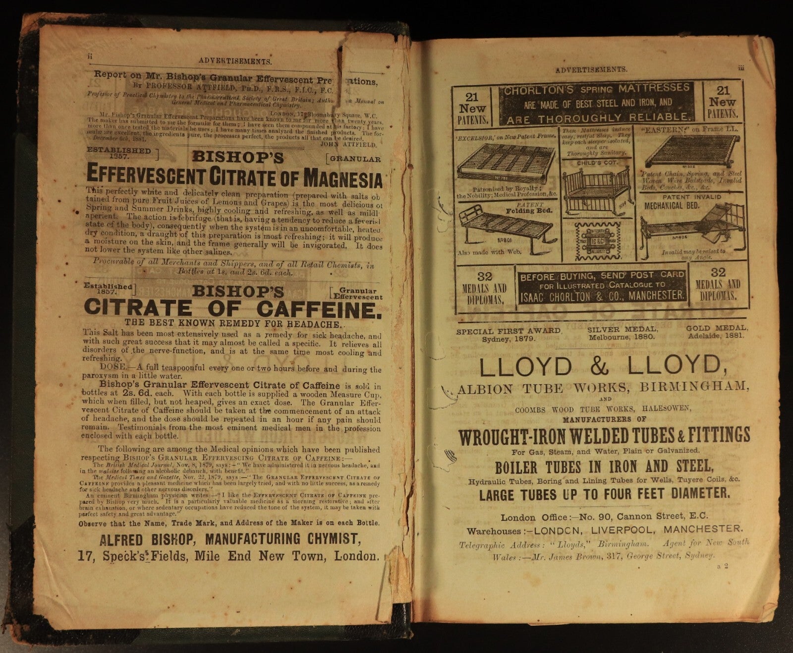 1887 Australian Handbook Directory Business Guide Colonial History Book Maps - 0
