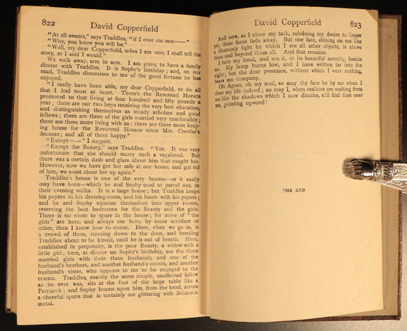 1922 David Copperfield by Charles Dickens Antique Fiction Book Everyman's