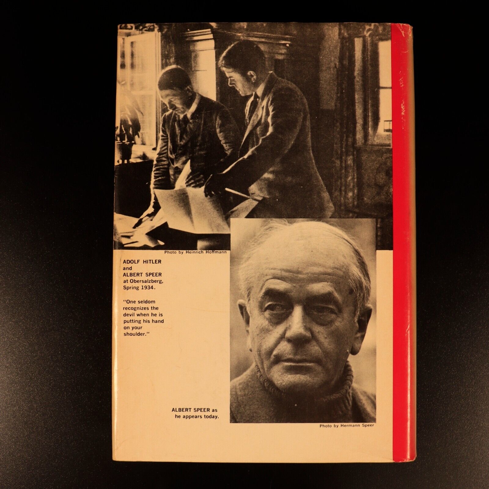 Inside The Third Reich by Albert Speer 1970 German Military History Book WW2