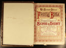 c1880 The Holy Bible Commentaries Of Scott & Henry Antiquarian Illustrated Bible-4