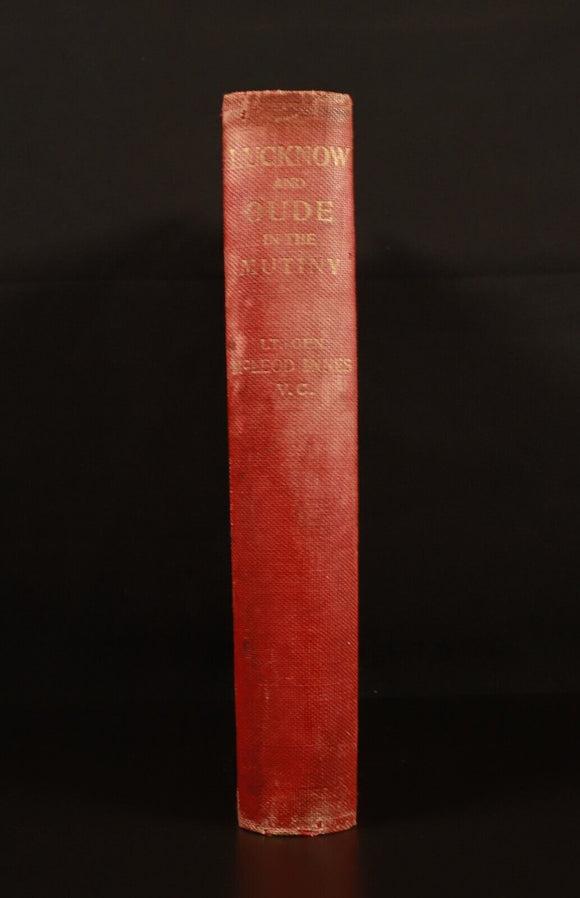 1895 Lucknow & Oude In The Mutiny by M. Innes Antique British Military Book Maps