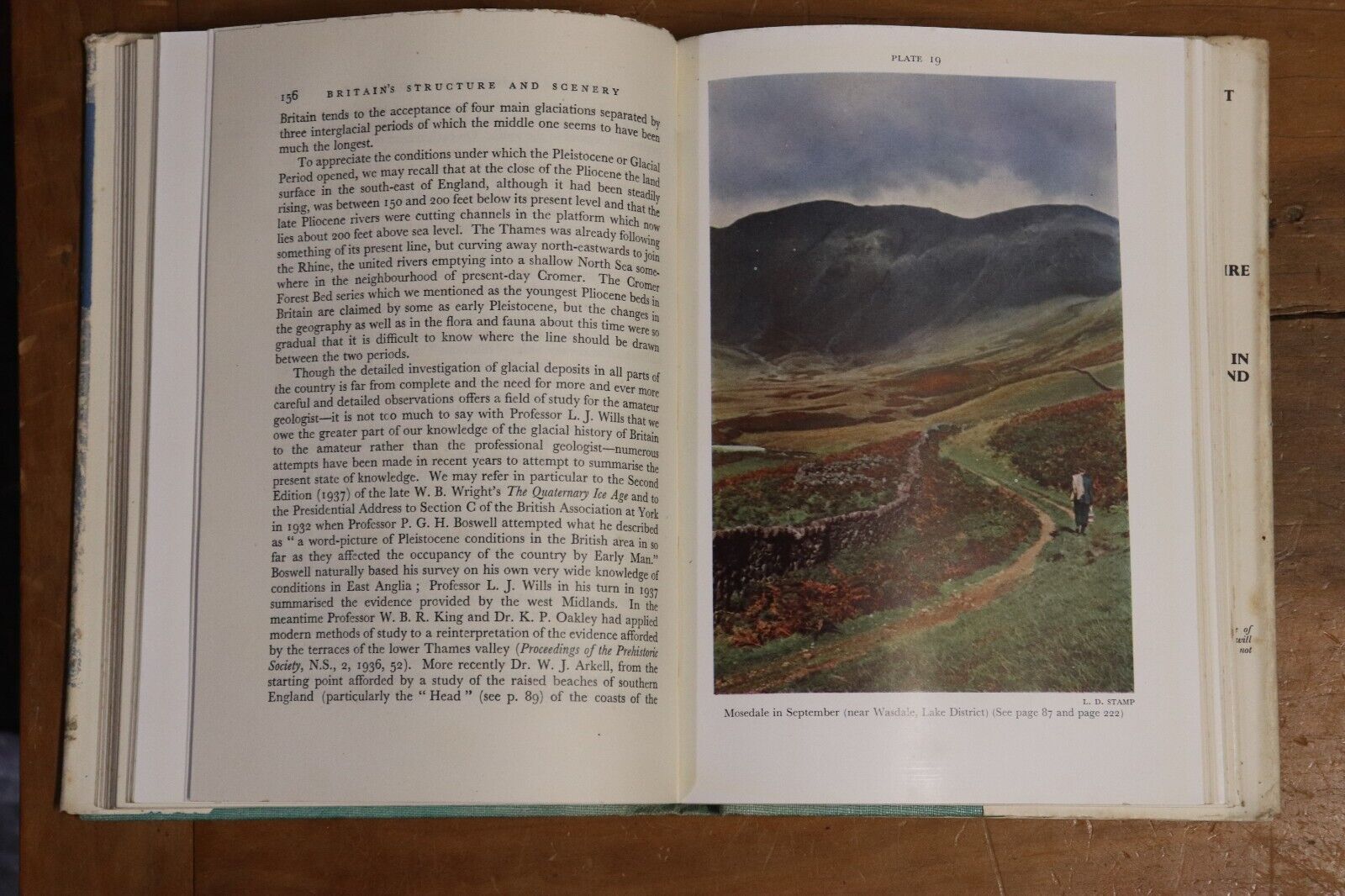 1947 Britain's Structure & Scenery Antique British Natural History Book