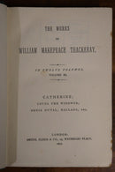 1876 The Works Of William Makepeace Thackeray Antique British Literature Book-2
