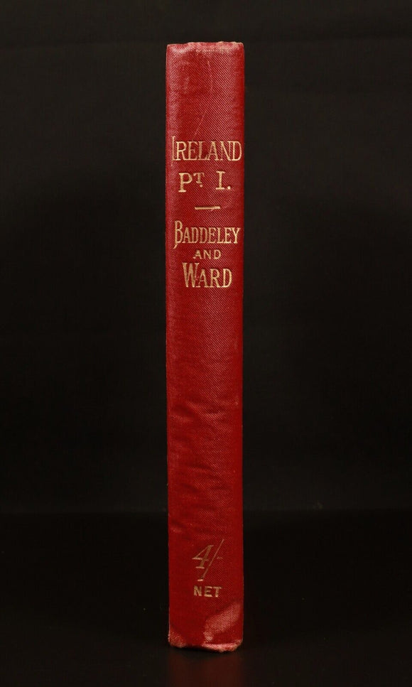 1902 Through Guide Series Ireland Part 1 Antique British Travel Guide w/Maps