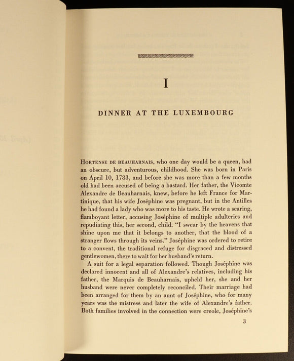 1961 Daughter of Napoleon by C. Wright Hortense Queen of Holland History Book