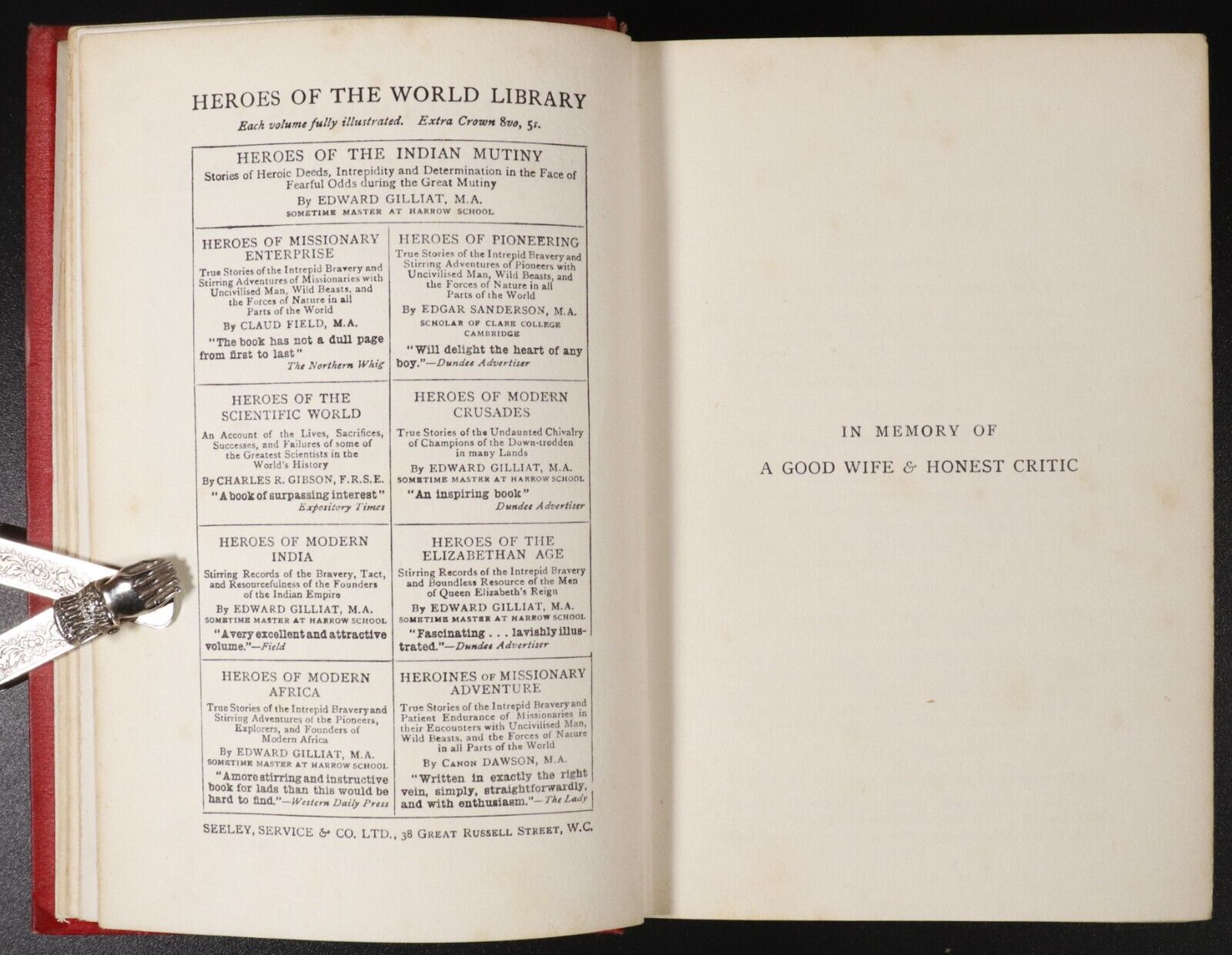 1914 Heroes Of The Indian Mutiny by E. Gilliat Antique Military History Book 1st