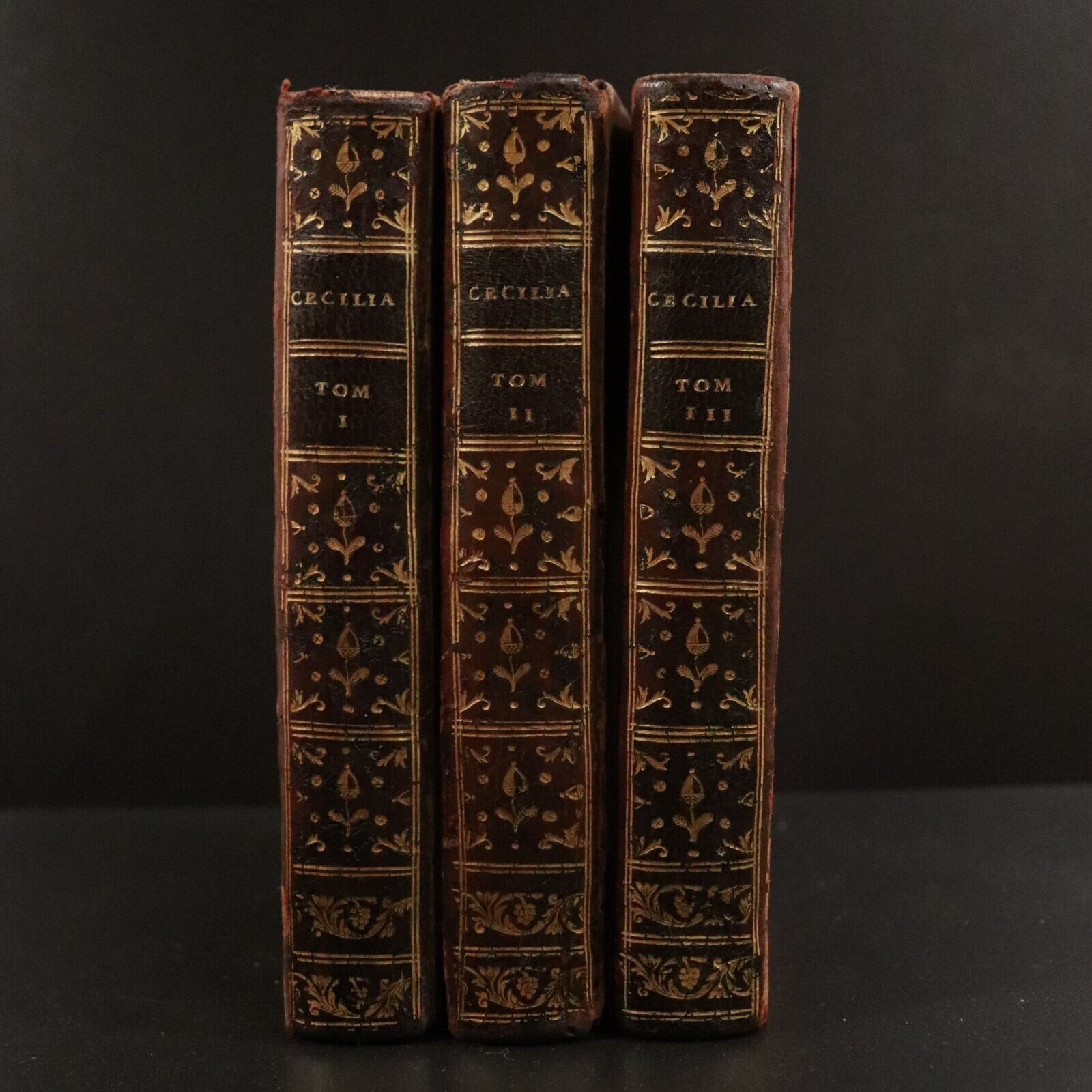 1784 3vol Cecilia Ou Memoires D'Une Heritiere Antiquarian Literature Books