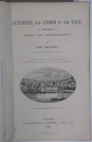 1880 Sunshine & Storm In The East by Mrs Brassey Antiquarian Exploration Book-3