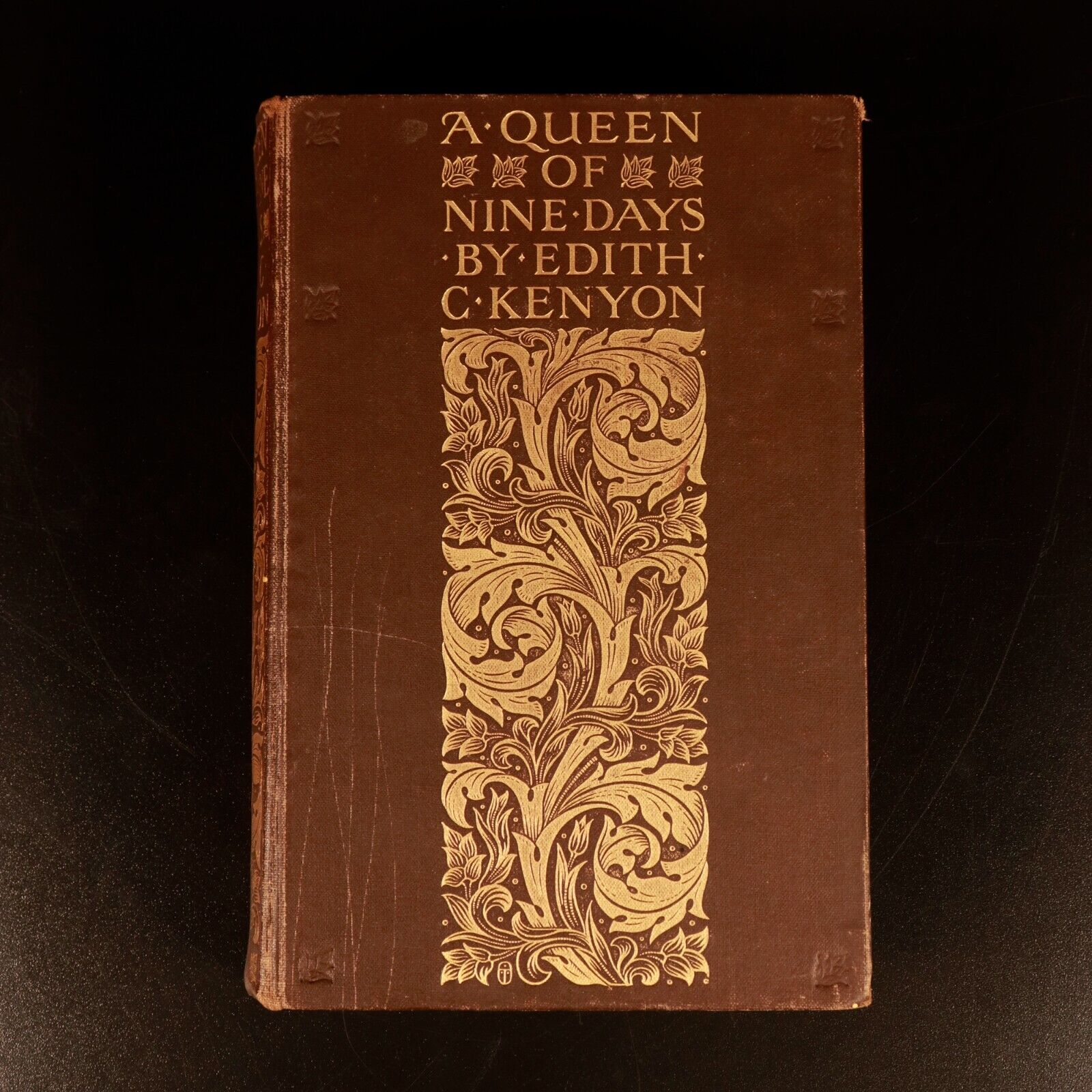 c1910 A Queen Of Nine Days by Edith C. Kenyon Antique Welsh Fiction Book