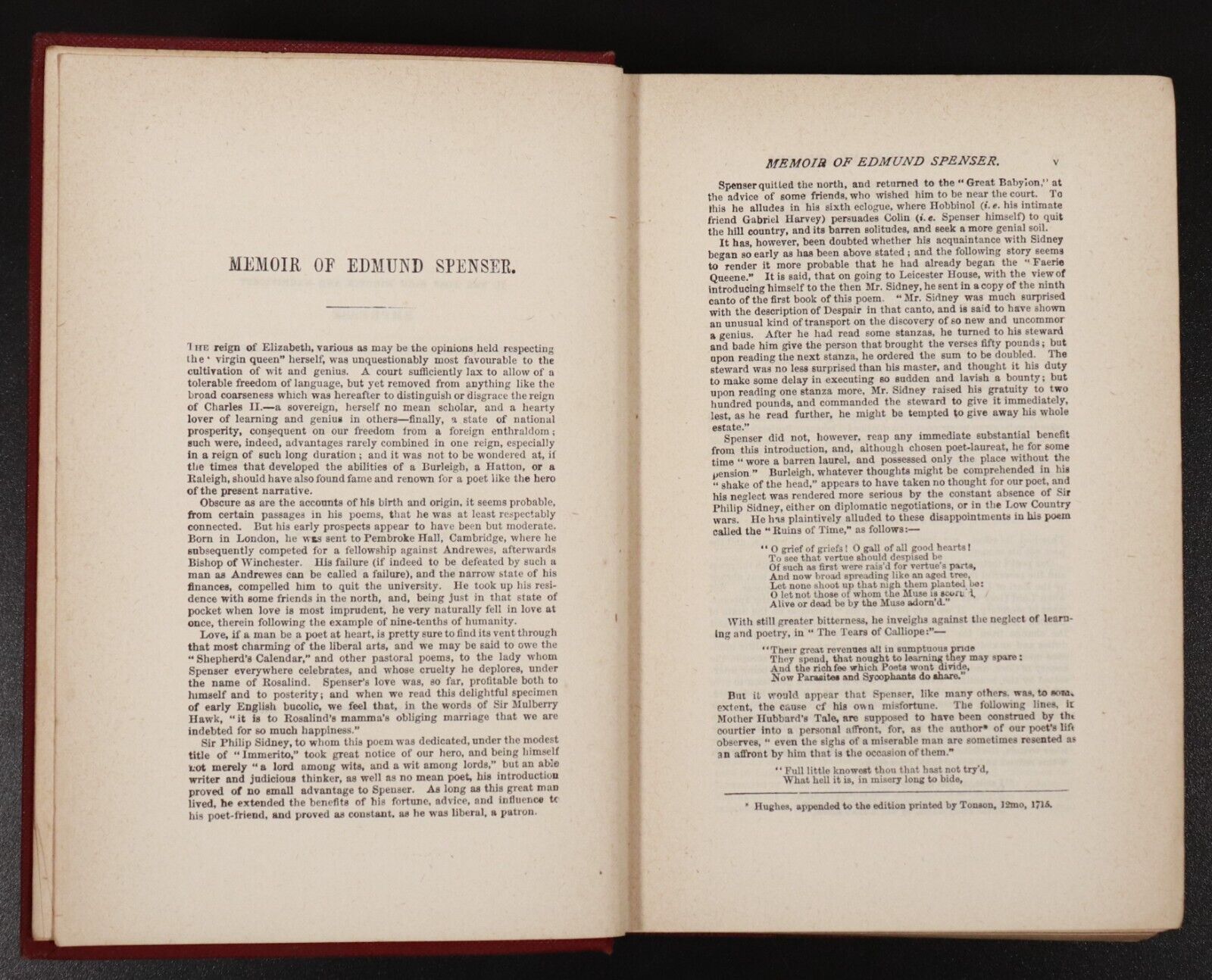 1893 The Faerie Queene by Edmund Spenser Antique British Poetry Book