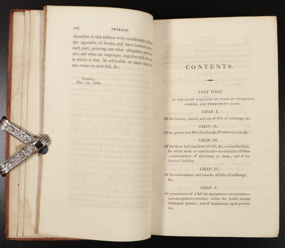 1797 2vol Summary Of Law Of Bills Of Exchange Antiquarian British History Books