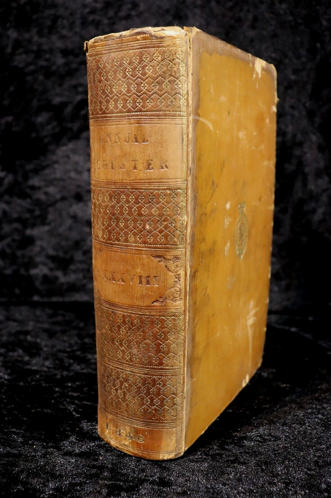 1847 The Annual Register For The Year 1846 Antiquarian Reference History Book