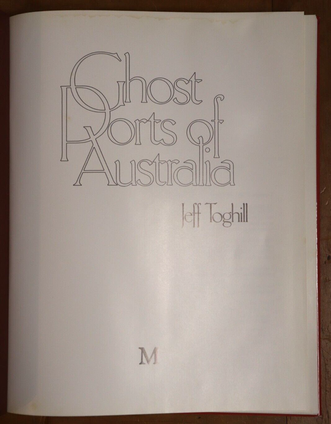 1984 Ghost Ports of Australia 1st Edition Australian Maritime History Book - 0