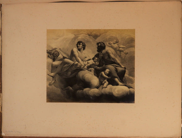 c1868 British Museum Photographs by Stephen Thompson Antique Art History Book