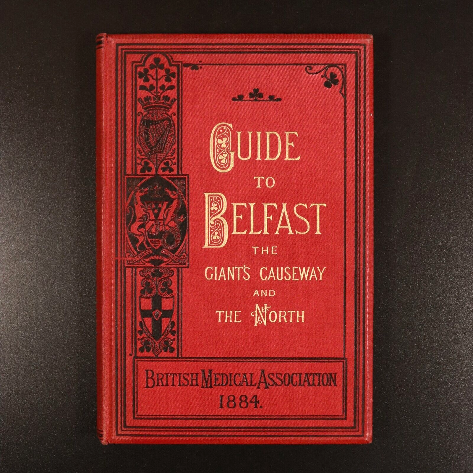 1884 Guide To Belfast Giants Causeway & The North Antique Travel Guide w/Map