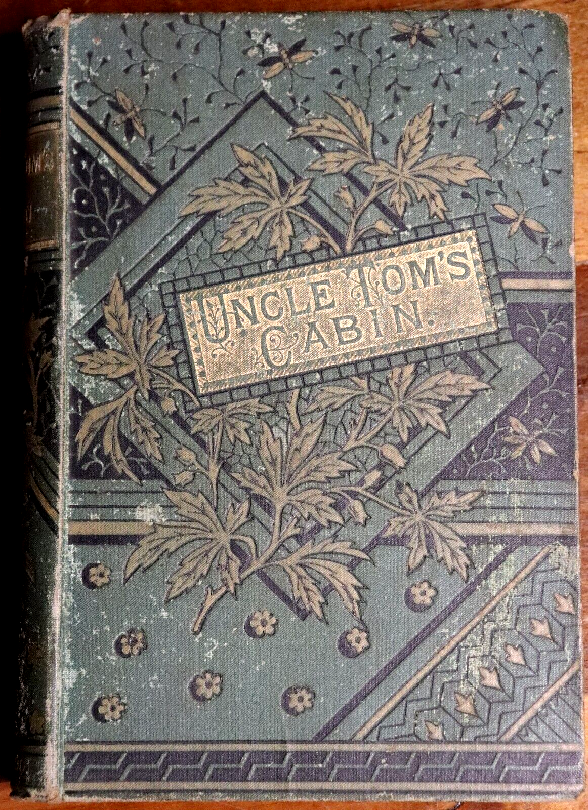 1853 Uncle Tom's Cabin by Harriet Beecher Stowe Antique Fiction Book