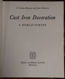 1977 Cast Iron Decoration by E&J Robertson Australian Architectural History Book-2