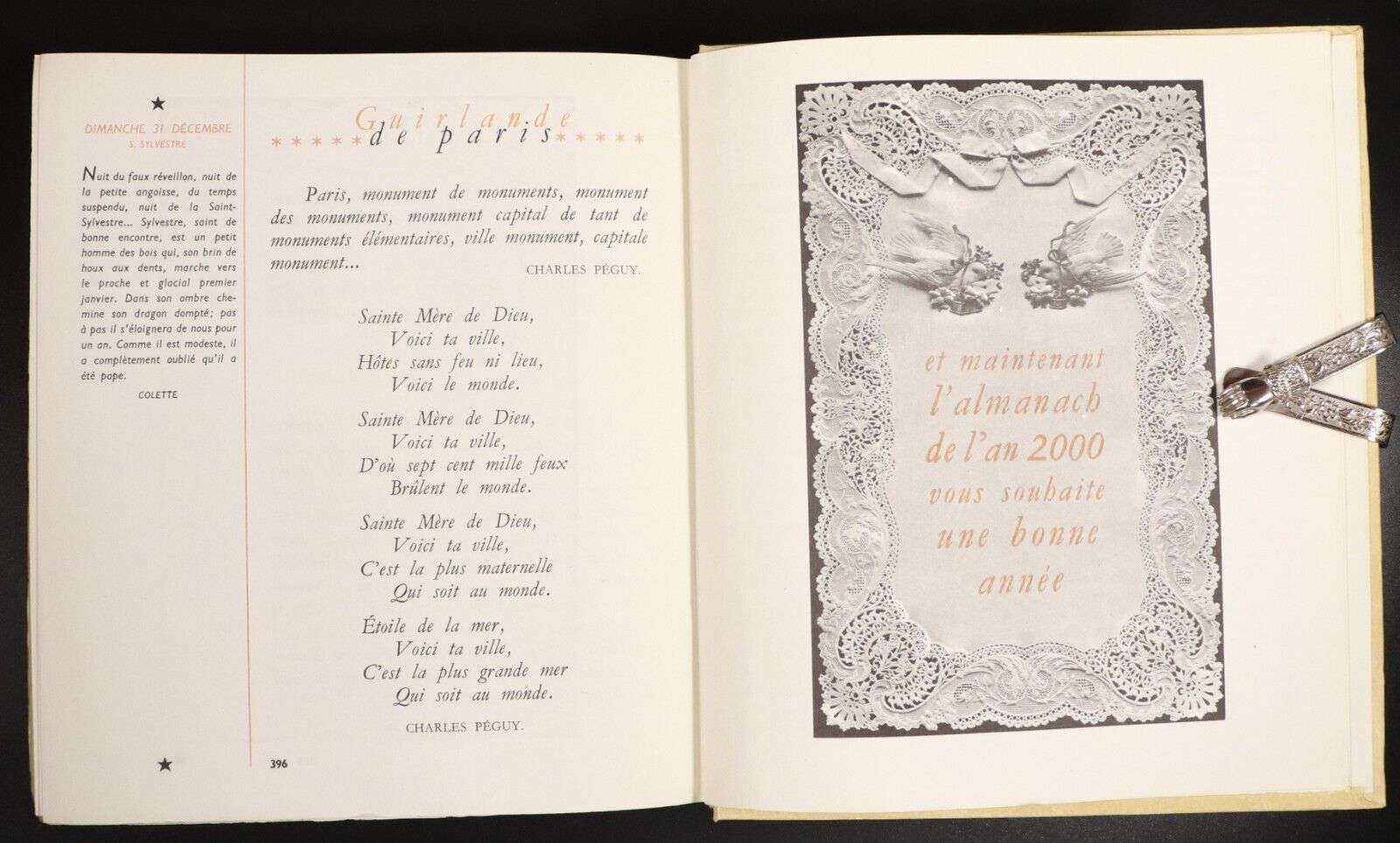 1949 Almanach De Paris AN 2000 by Gescofi Vintage French Culture & History Book