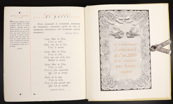 1949 Almanach De Paris AN 2000 by Gescofi Vintage French Culture & History Book