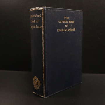 1925 The Oxford Book Of English Prose A. Quiller-Couch Antique Literature Book