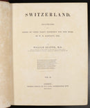 1836 2vol Switzerland Illustrated by Beattie & Bartlett Antiquarian Plate Book-12