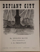 Defiant City by Joseph Bata - 1942 - British WW2 Art Book Of Sketches-1
