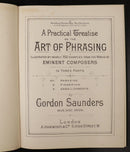 c1896 The Art Of Phrasing by G. Saunders Antique Classical Music Reference Book-2