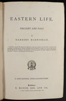 1875 Eastern Life, Past & Present by H Martineau Rare Antiquarian Sociology Book-3