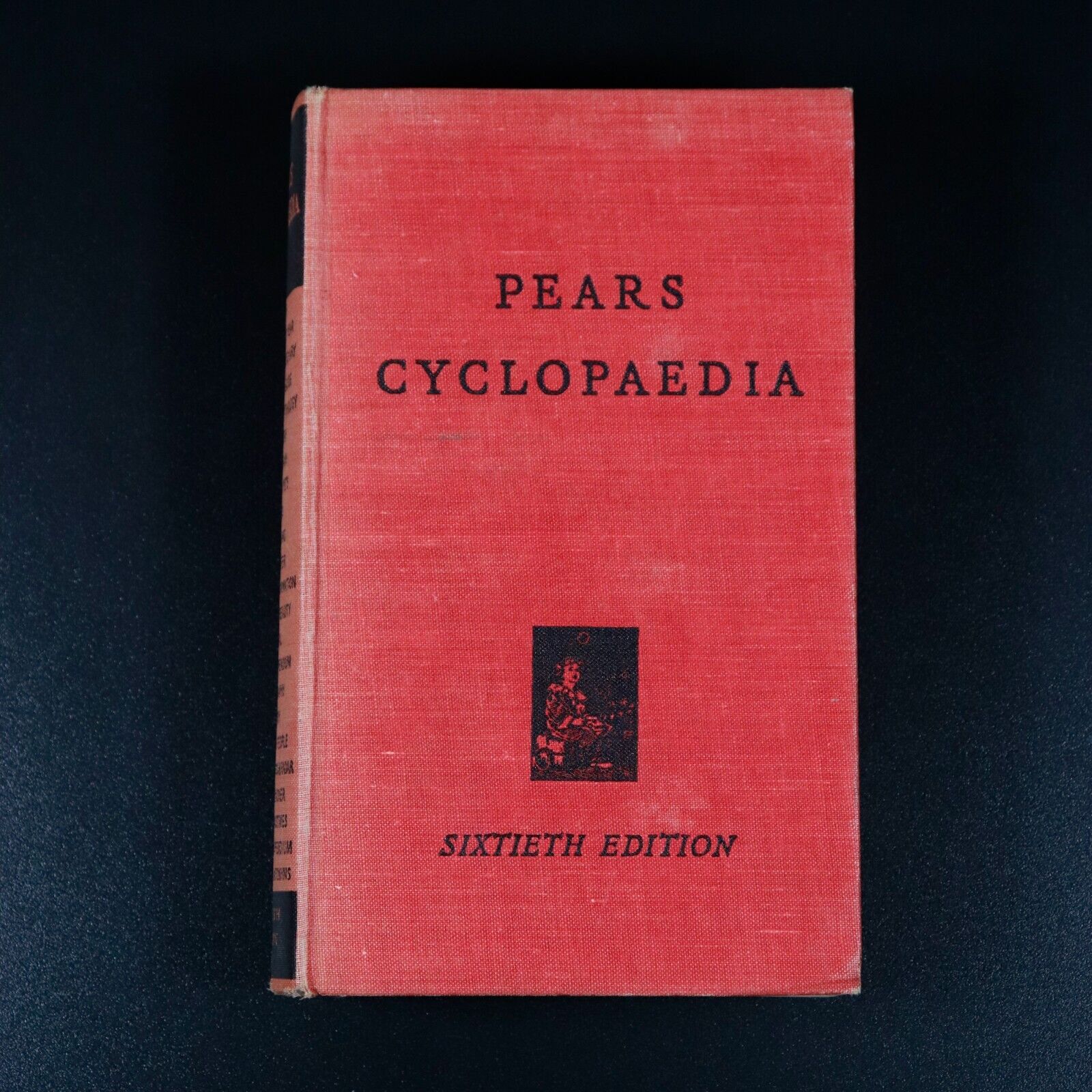 1950 Pears' Cyclopaedia 60th Edition Antique Reference Book Illustrated Maps