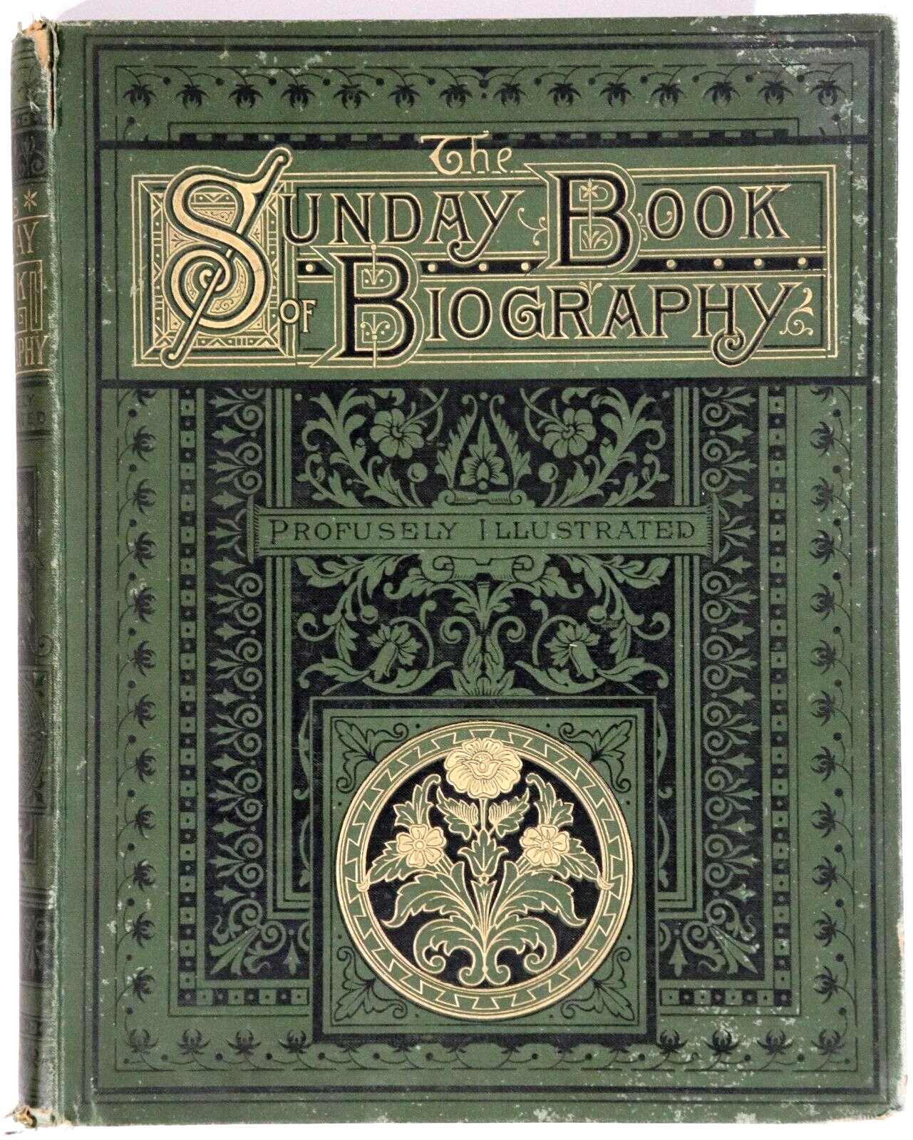 1887 The Sunday Book Of Biography: Eminent Men & Women Antique History Book