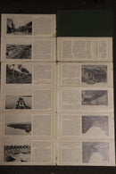 c1918 Bird's Eye View of the Panama Canal and Map of Panama Antique Map-5