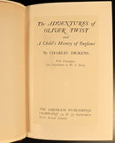 1912 Oliver Twist by Charles Dickens Antique Fiction Book Gresham V3-6