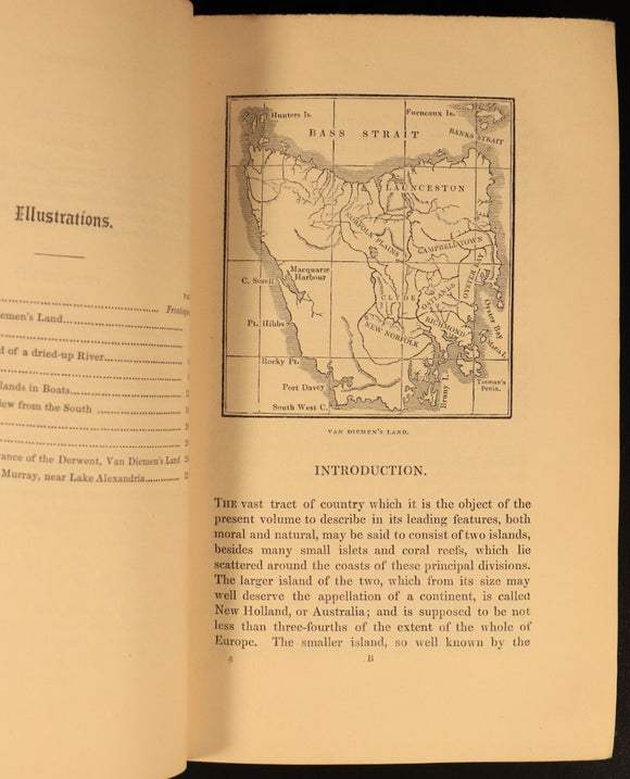1843 Australia: History & Present Condition Antiquarian Australian History Book