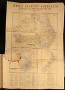 1887 Australian Handbook Directory Business Guide Colonial History Book Maps-11