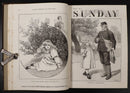 1894 Sunday: Reading For The Young Antiquarian Childrens Theology Book-8