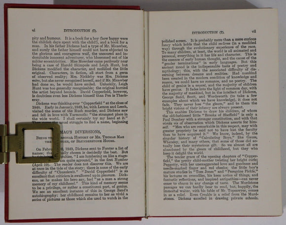 1911 2vol David Copperfield by Charles Dickens Antique British Fiction Book Set