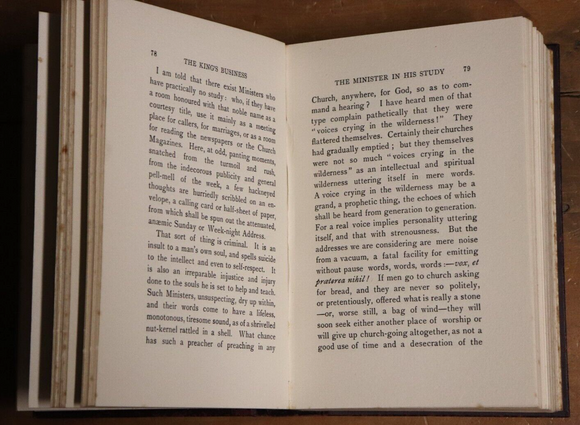 1908 The King's Business by John Walker Antique Australian Theology Book