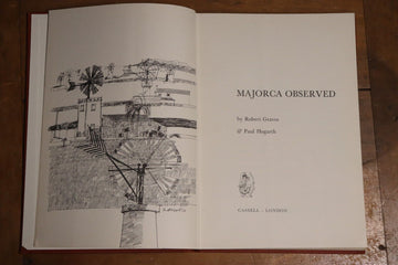 1965 Majorca Observed by Robert Graves Spain Exploration & History Book - 0