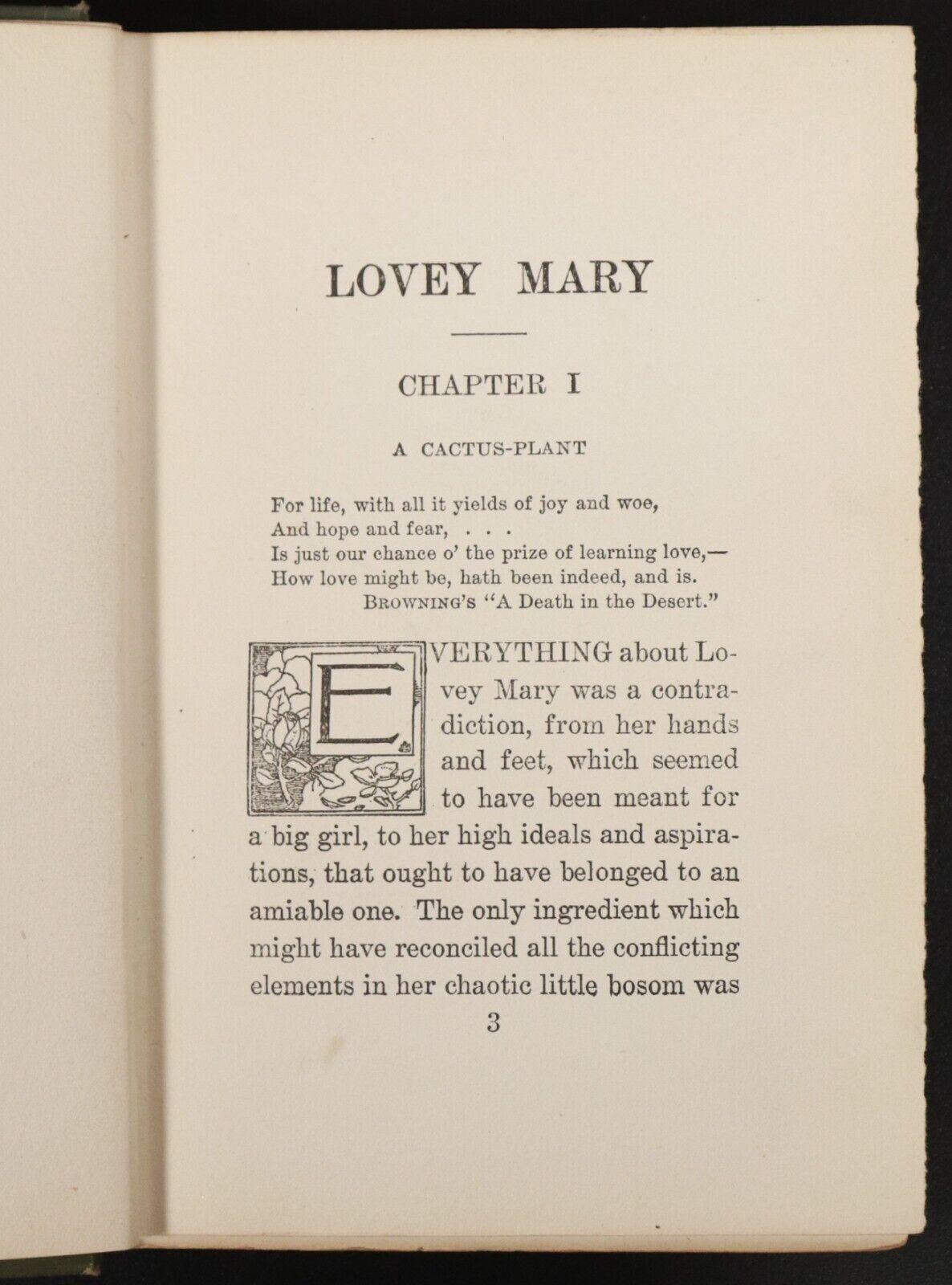 1903 Lovey Mary by Alice Hegan Rice Antique American Fiction Book Illustrated