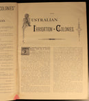 1887 The Australian Irrigation Colonies Antiquarian Australian History Book-10