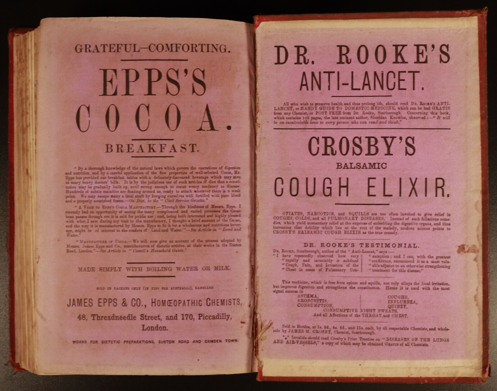 1876 Australian Handbook Almanac Shippers' Directory Antiquarian Reference Book