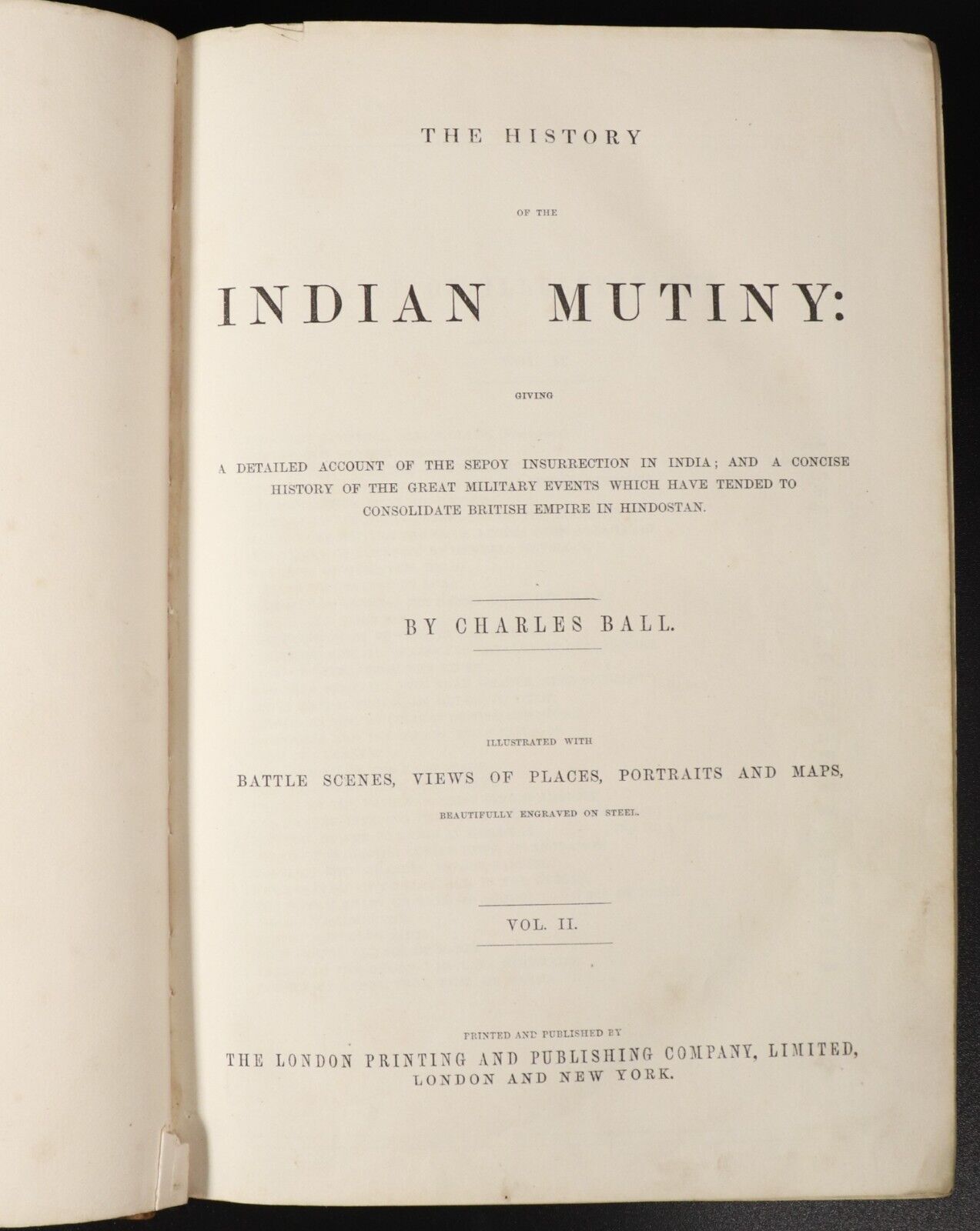 c1858 2vol History Of The Indian Mutiny Antiquarian Military History Book Set