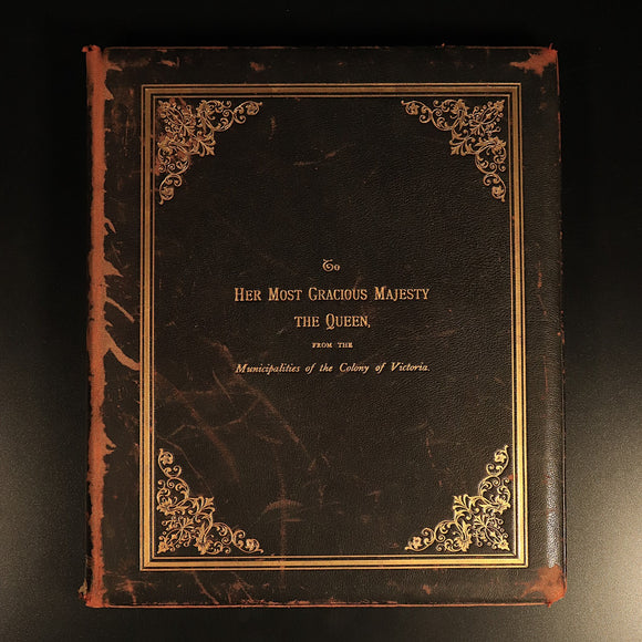 1897 Colony Of Victoria To Queen Victoria Antiquarian Australian History Book
