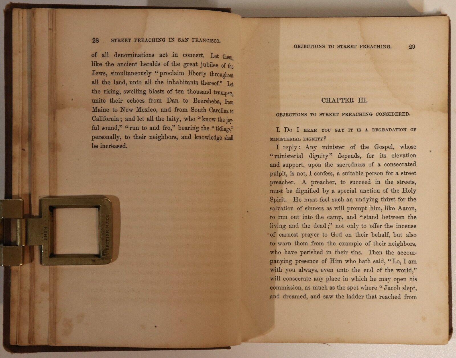 1856 Seven Years Street Preaching In San Francisco Antique Theology Book