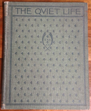 1890 The Quiet Life: Versus By Various Hands 1st Edition Antique Poetry Book-1